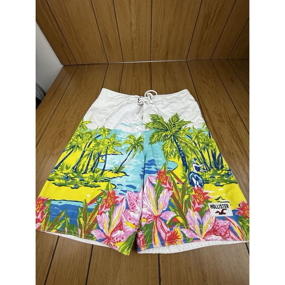 Hollister Swim Trunks Shorts Men's Size XL Drawstring Pocket Surf‎ People